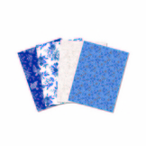 Papier Mix & Patch 30 x 40 cm 4 pcs Nuances de bleu