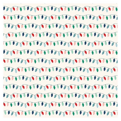 Papier imprimé 30,5 x 30,5 cm Happy Holidays - Festive Lights