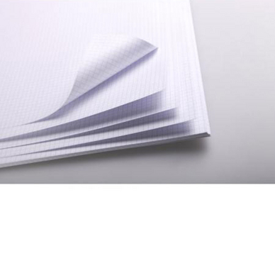 Papier bristol blanc quadrillé 50 x 65 cm 320 g/m²