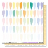 Papier imprimé 30,5 x 30,5 cm Rainbow - Une vie en couleurs