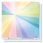 Papier imprimé 30,5 x 30,5 cm Rainbow - Multicolore
