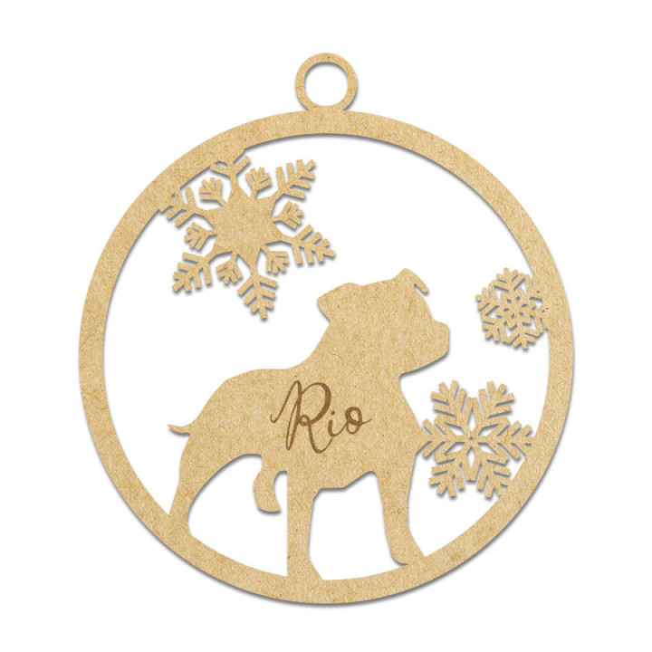 Boule de Noël Bulldog à personnaliser - Rougier et Plé