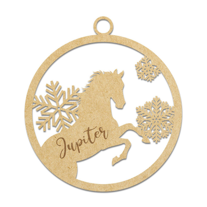 Boule de Noël Cheval à personnaliser - Rougier et Plé