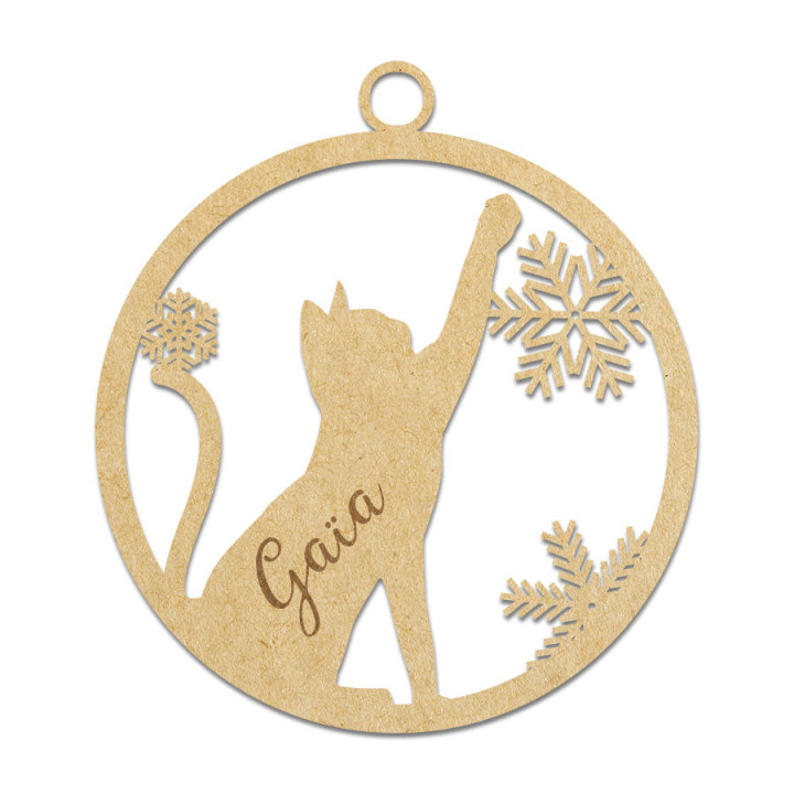 Boule de Noël Chat à personnaliser - Rougier et Plé