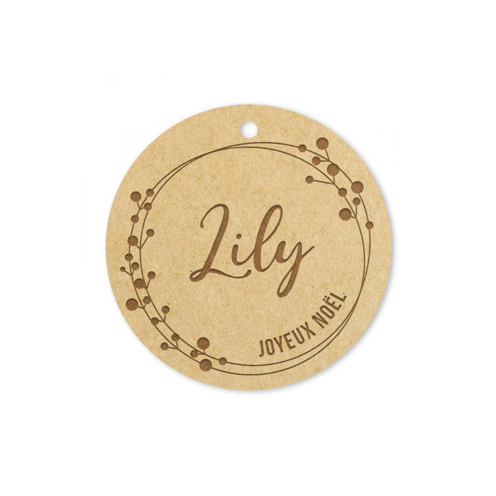 Médaille Joyeux Noël couronne - Rougier et Plé