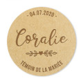 Badge Témoin de la mariée - Rougier et Plé