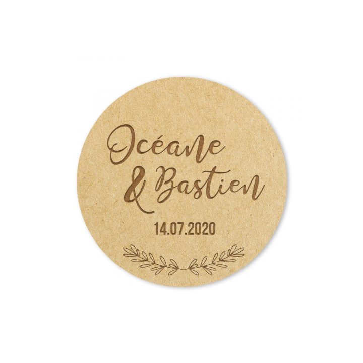 Badge Couple branches - Rougier et Plé