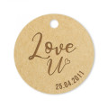 Porte-clés rond Love You - Rougier et Plé