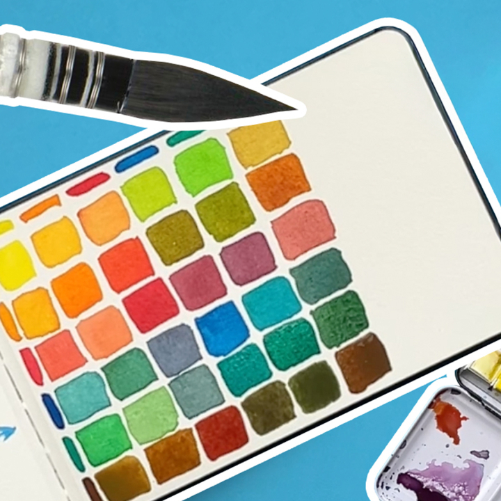 Réalisez un nuancier à l'aquarelle
