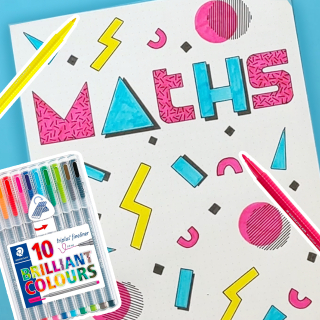 Customiser un cahier avec les feutres Staedtler