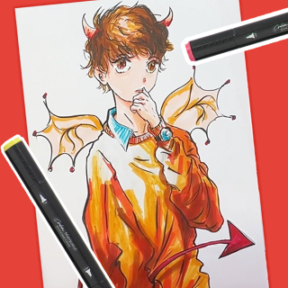 Dessiner un personnage avec le papier Manga Clairefontaine