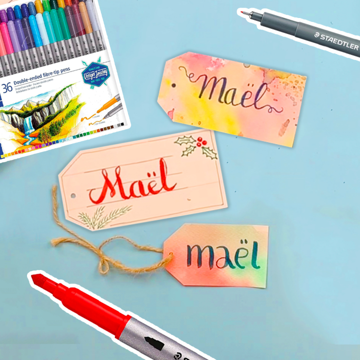 Créer des étiquettes cadeaux pour Noël !