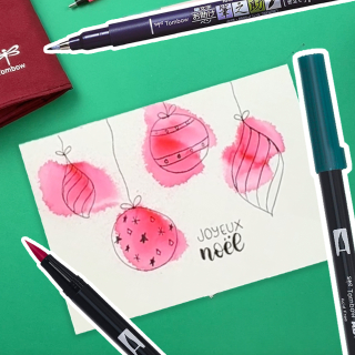 Réaliser une carte avec les feutres ABT Tombow