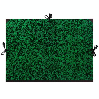 Carton à dessin Annonay vert à cordons B2 52 x 72cm - Clairefontaine - Rougier et Plé