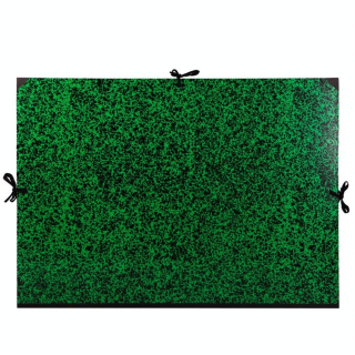 Carton à dessin Annonay vert à cordons 67 x 94cm - Clairefontaine - Rougier et Plé