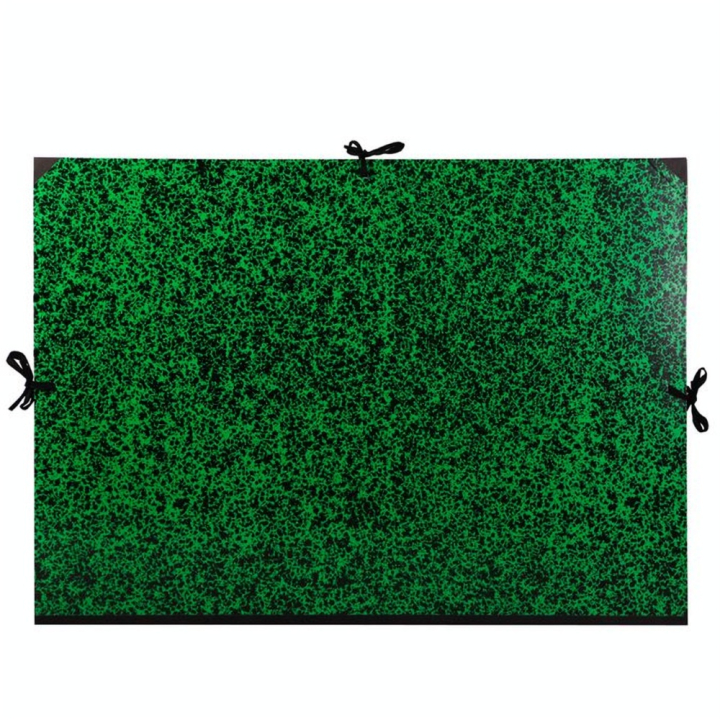 Carton à dessin Annonay vert à cordons 67 x 94cm - Clairefontaine - Rougier et Plé