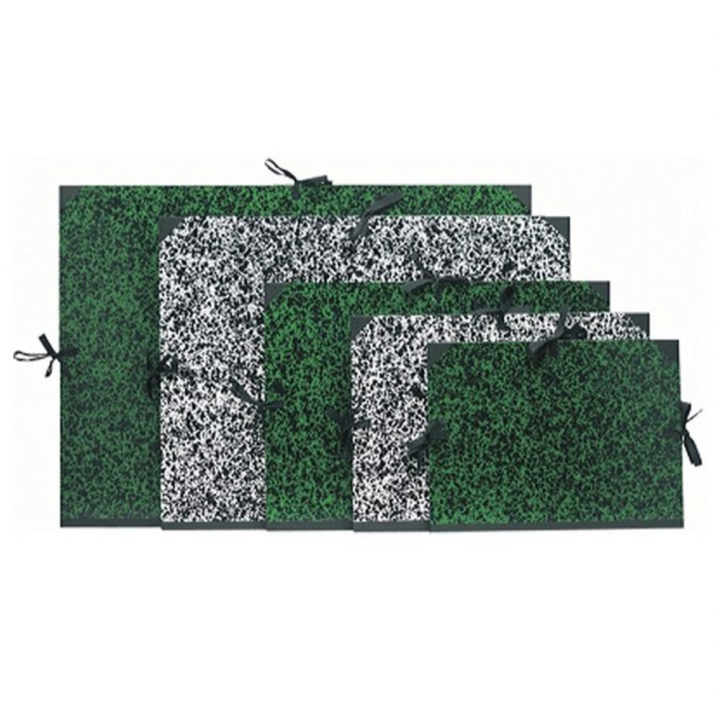 Carton à dessin Annonay vert à cordons 67 x 94cm - Clairefontaine - Rougier et Plé