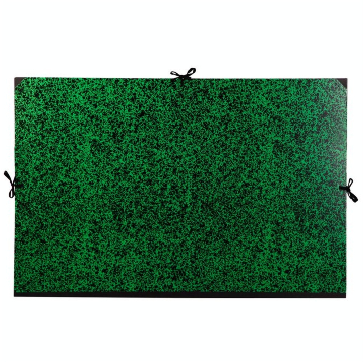 Carton à dessin Annonay vert à cordons 78 x 118cm - Clairefontaine - Rougier et Plé