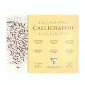 Papier calligraphique bloc de 25 feuilles 130g ivoire 24 x 30cm - Clairefontaine - Rougier et Plé