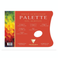 Palette pelable pour l'huile bloc de 40 feuilles 90g 24 x 32cm - Clairefontaine - Rougier et Plé