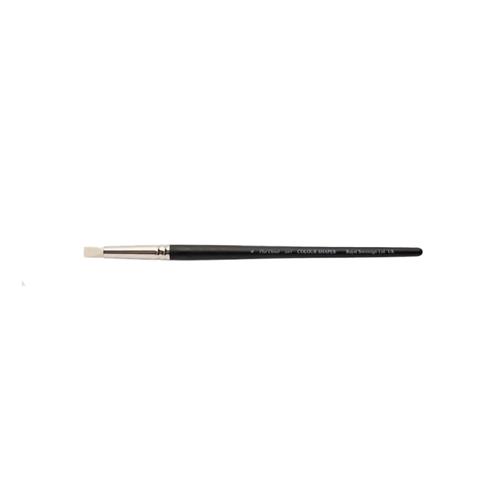 Pinceau en silicone biseauté plat ferme - Colour Shaper - Rougier et Plé