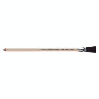 Crayon-gomme blanche perfection dure avec brosse - Faber-Castell - Rougier et Plé