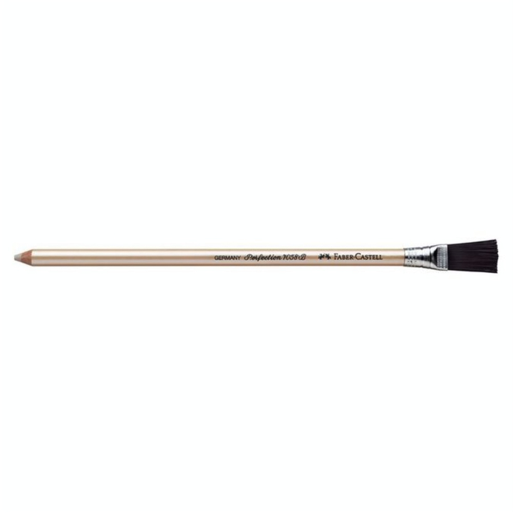 Crayon-gomme blanche perfection dure avec brosse - Faber-Castell - Rougier et Plé