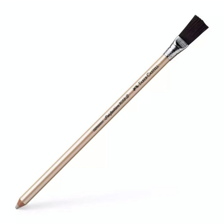 Crayon-gomme blanche perfection dure avec brosse - Faber-Castell - Rougier et Plé
