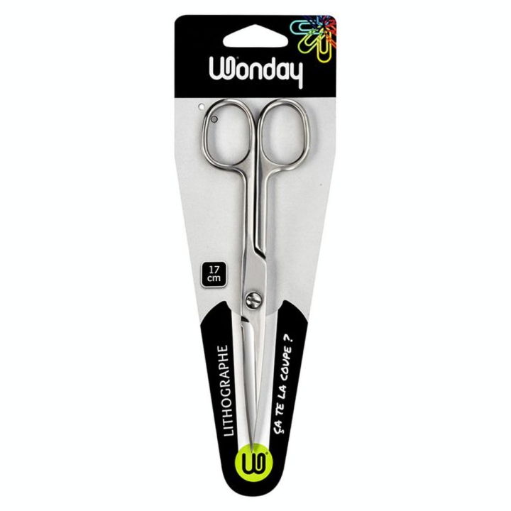 Ciseaux lithographe 17cm lame inox - Wonday - Rougier et Plé
