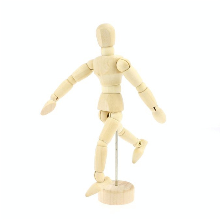 Mannequin en bois homme 12cm - Rougier&Plé - Rougier et Plé