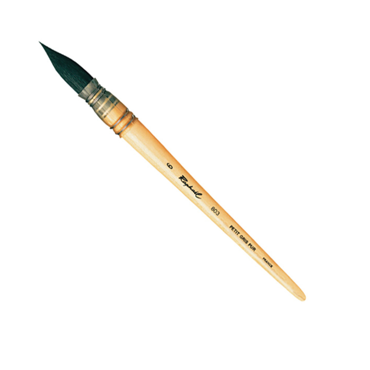 Pinceau mouilleur série 803 en petit-gris pur - Raphaël - Rougier et Plé