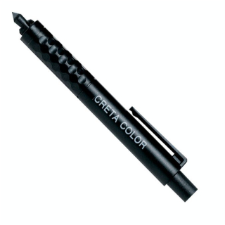 Porte-mine rond en plastique noir - Cretacolor - Rougier et Plé