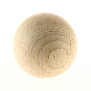 Boule en bois non-percées Ø80mm - Rayher - Rougier et Plé