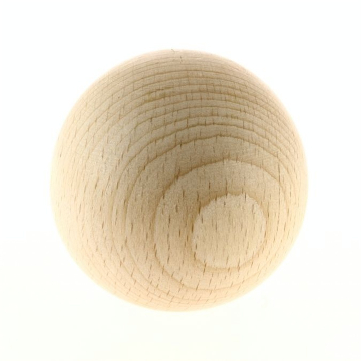 Boule en bois non-percées Ø80mm - Rayher - Rougier et Plé