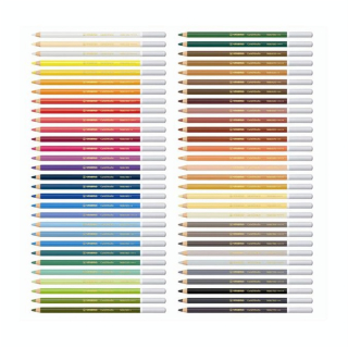 Crayon de couleur pastel aquarellable CarbOthello - STABILO - Rougier et Plé