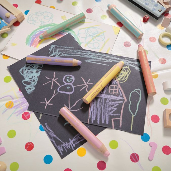 Crayon de couleur woody 3 in 1 - STABILO - Rougier et Plé