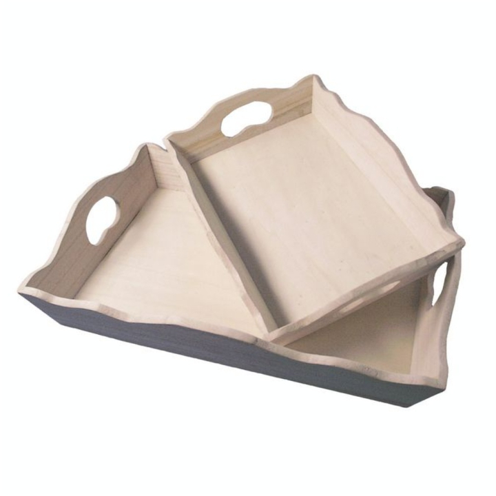 Plateau en bois 28 x 38 cm - Rayher - Rougier et Plé