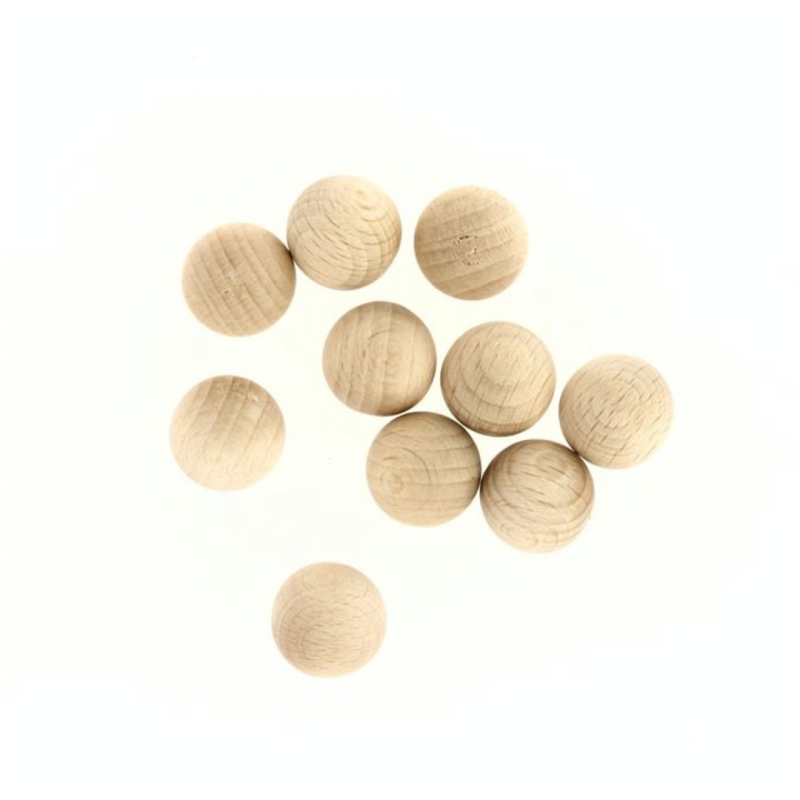 Boule en bois non-percées Ø20mm - Rayher - Rougier et Plé