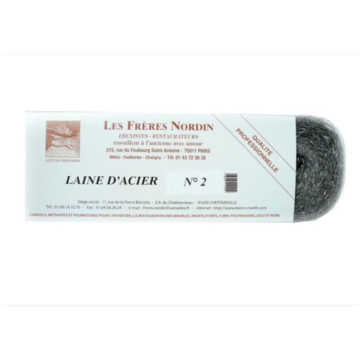 Laine d'acier n°2 200g  - Frères Nordin (Les) - Rougier et Plé
