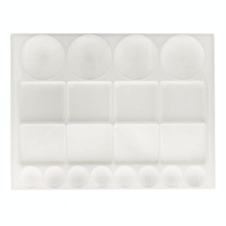 Palette en plastique rectangulaire 20 alvéoles - Rougier&Plé - Rougier et Plé