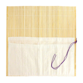 Pincelier en bambou avec poches 36 x 36cm - Rougier&Plé - Rougier et Plé