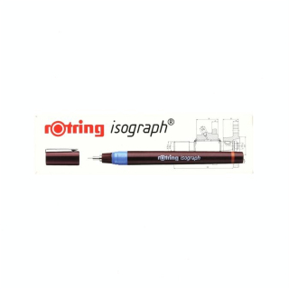 Stylo à pointe tubulaire calibrée Isograph Ø0.35mm - Rotring - Rougier et Plé