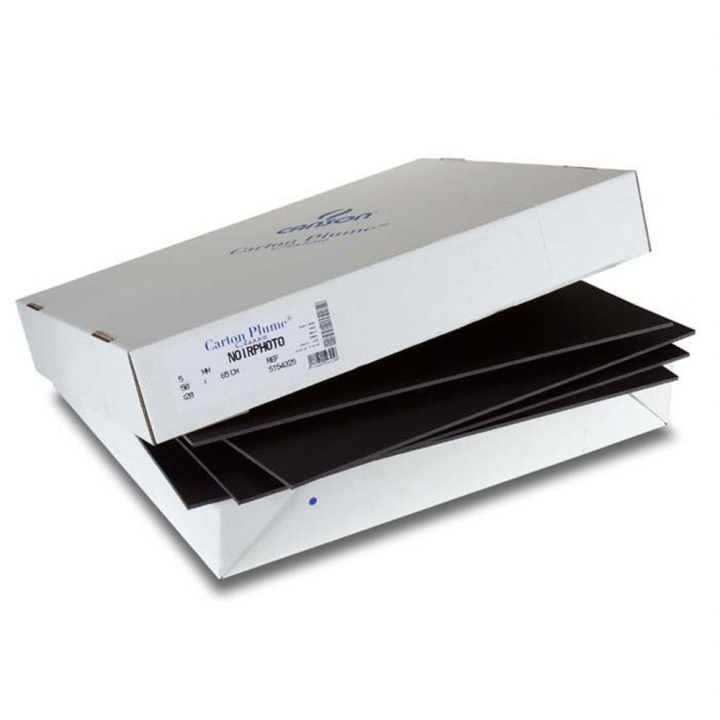 Carton plume 5 mm noir - Canson - Rougier et Plé