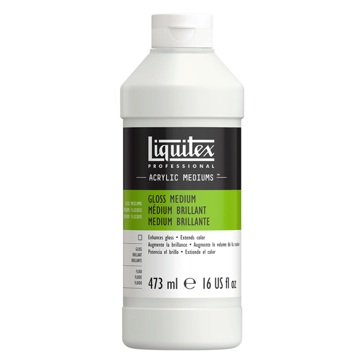 Médium-vernis acrylique 473ml brillant  - Liquitex - Rougier et Plé