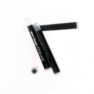 Cartouches de rechange pour Pocket Brush référence GFKP set de 4 noir - Pentel - Rougier et Plé