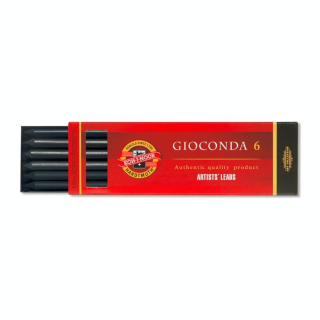 Mines ø5,6mm assortiment de 6 noires - Koh I Noor - Rougier et Plé