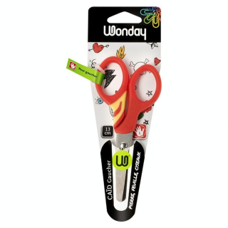 Ciseaux Caïd+ 13cm lames inox pour gaucher - Wonday - Rougier et Plé