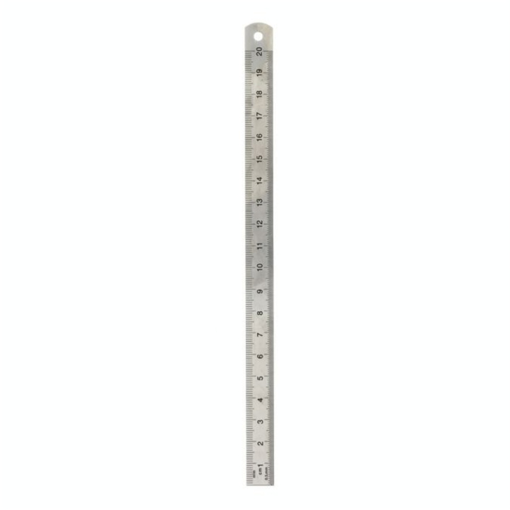 Réglet en inox gradué 2 faces 20cm flexible - Wonday - Rougier et Plé