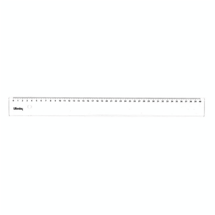 Règle plate en plastique graduée 40cm - Wonday - Rougier et Plé