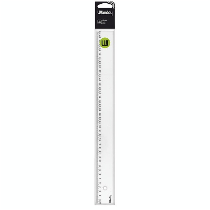 Règle plate en plastique graduée 40cm - Wonday - Rougier et Plé